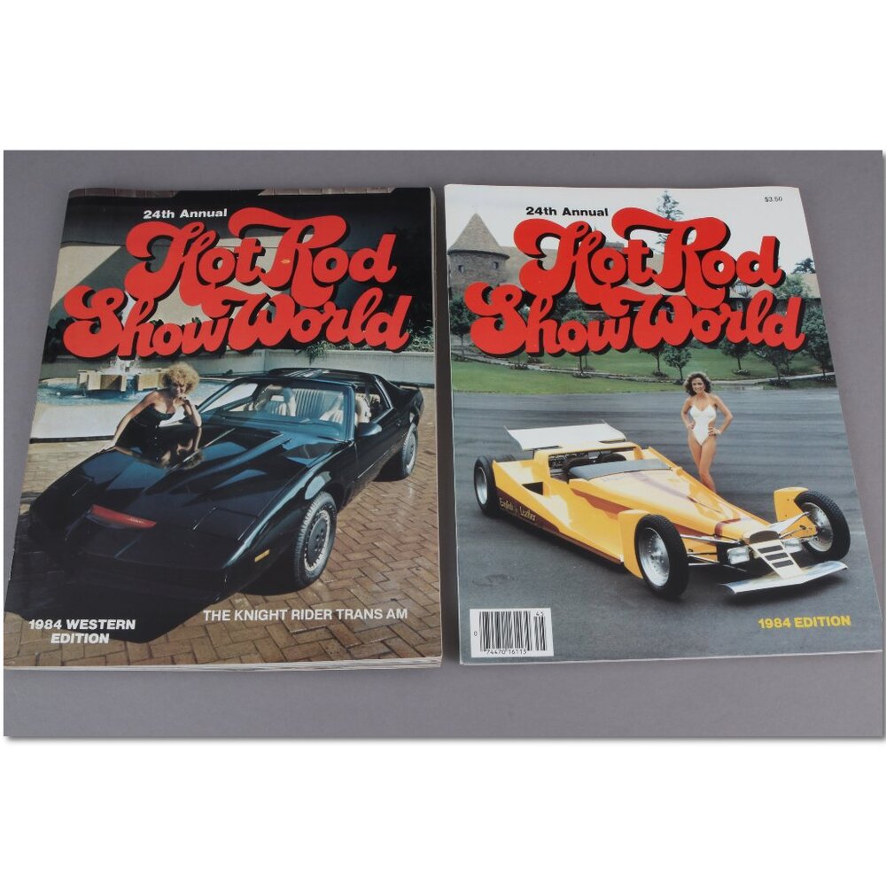 2 Hot Rod Show World magazines from 1984
